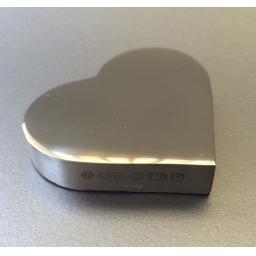 Sterling Silver Heart Paperweight