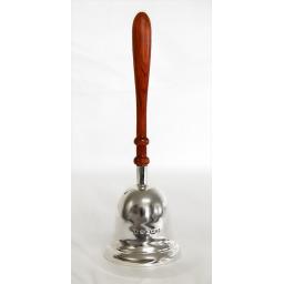 Sterling Silver Dinner Bell with wooden handle