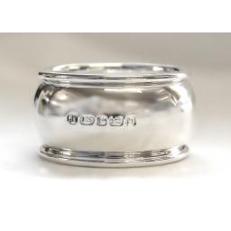 Sterling Silver Convex Napkin Ring