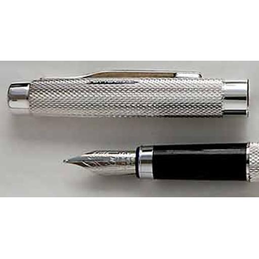 The William Manton Sterling Silver Fountain Pen