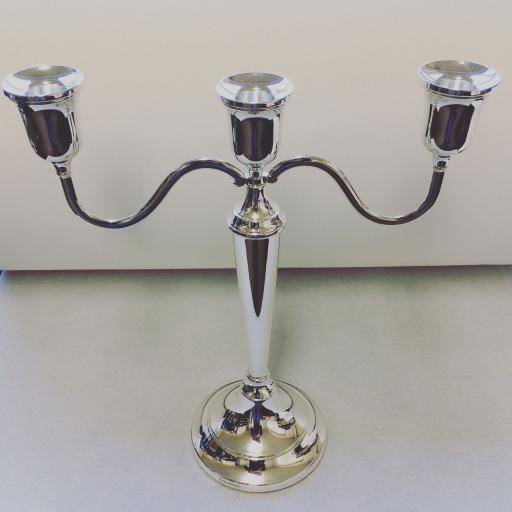 Sterling Silver 3 light Candelabras