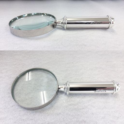 Sterling Silver Straight Magnifying Glass Handle