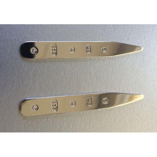 Sterling Silver Collar Stiffeners